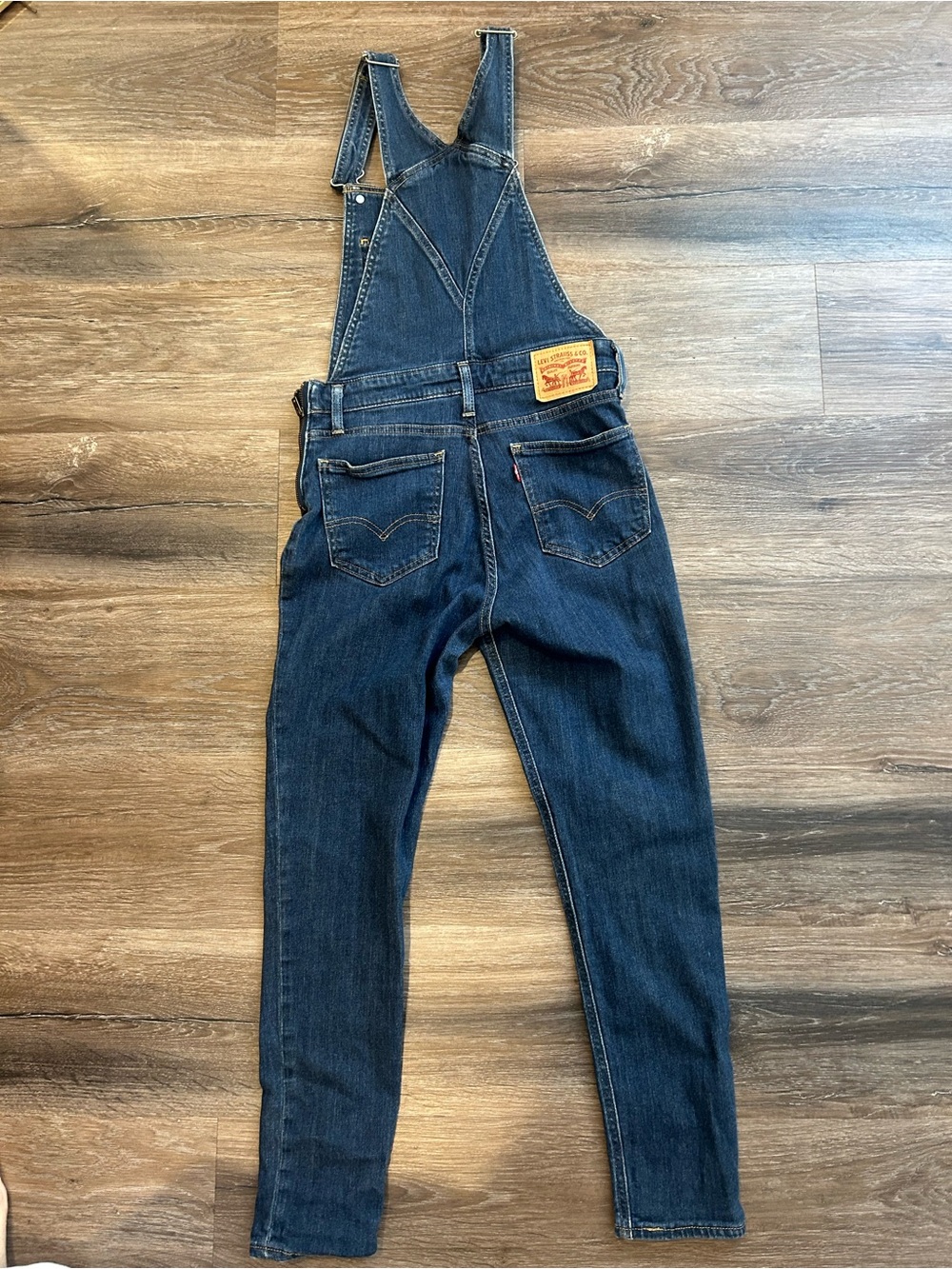Levi's Indigo Denim Women's Overalls - Picture 4 of 8